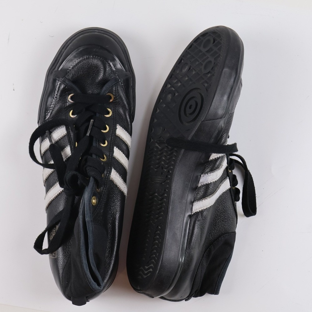Adidas Snoop x Gonz Matchcourt Mid Black Leather Sneakers 11.5 BW1193